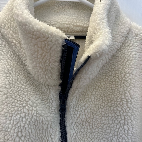 J Crew Sherpa Popover Jacket Size Small - Picture 2 of 6